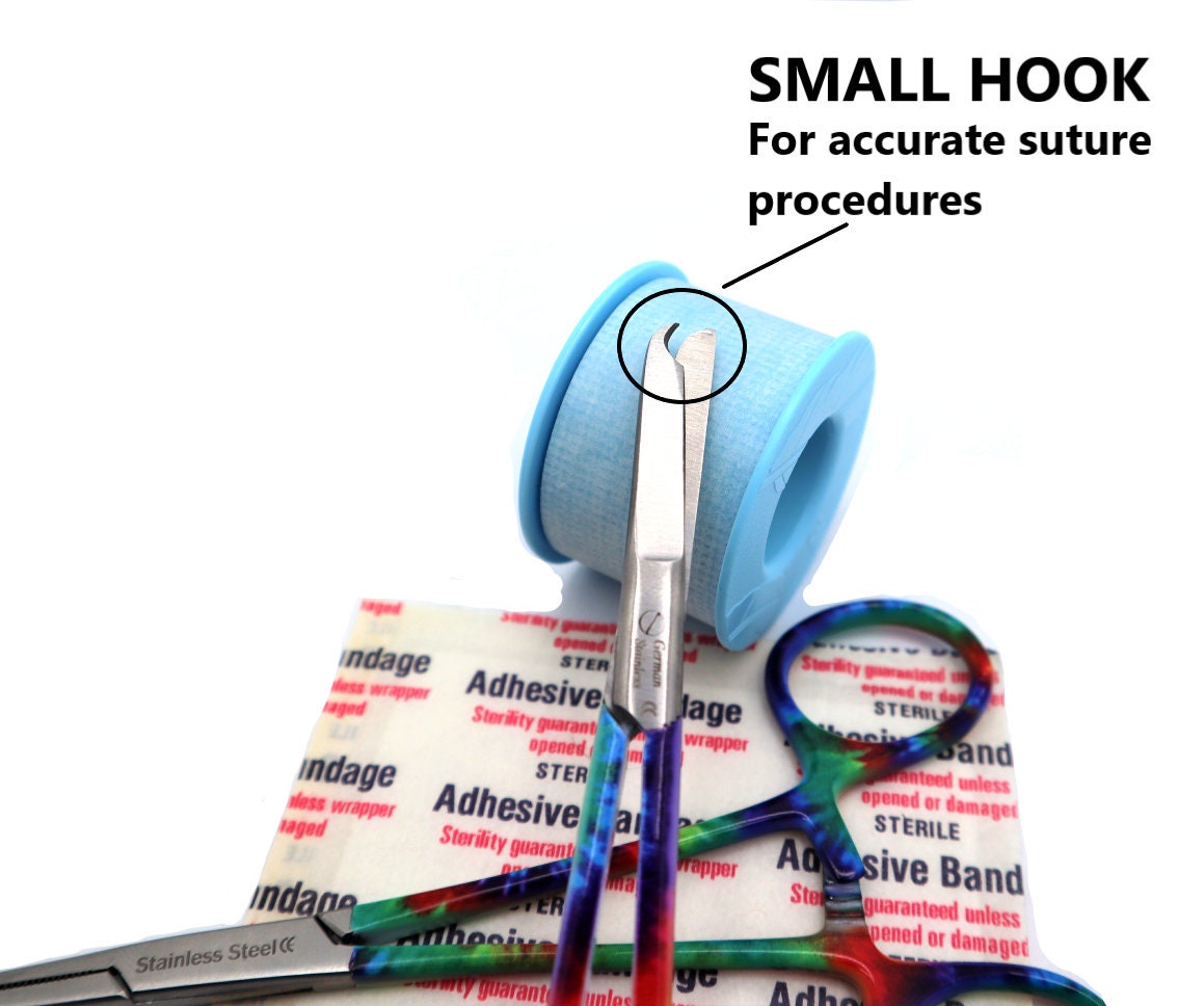 Personalized Gift Set For Nurse With Bandage Scissor, Hemostat, Suture Scissor | Vet Tech, Veterinary & Nursing Student Graduation Gifts