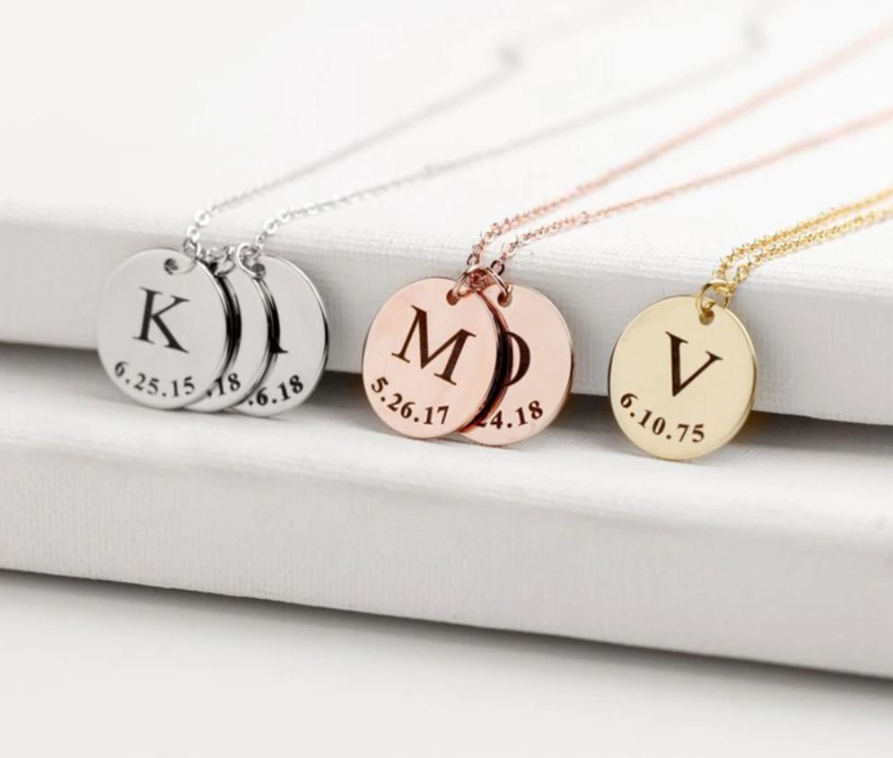 Personalized Name Necklace Custom Engraved In Any Language Such As French, Hindi, Arabic, Bengali, Japanese, Hebrew, Greek, And Italian