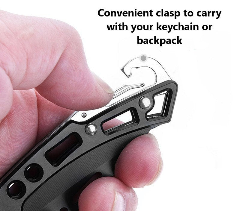 Personalized Pocket Knive For Anniversary Gift, Groomsmen Gift and Gift For Him | Custom Engraved Mini Folding Tactical Pocket Knife