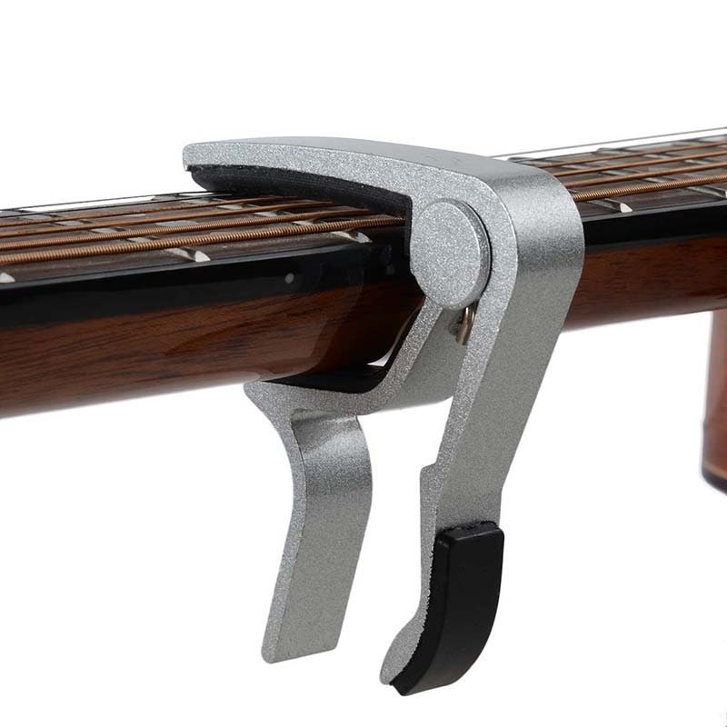 Personalized Metal Guitar Capo To Give As Gifts To Music Teacher, Musician, And Guitar Teacher | Guitar Capo Music Gift For Guitar Picks