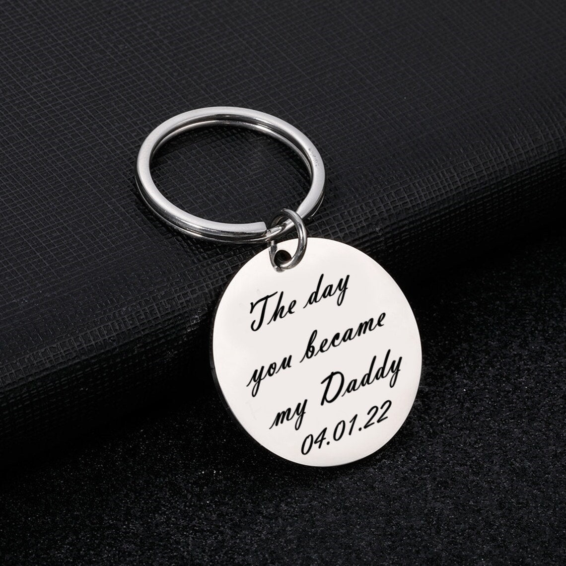 Personalized Keychain With Your Own Custom Engraved Picture, Unique Personalized Keyring Gift Engraved With Real Picture, Photo Keyring Gift