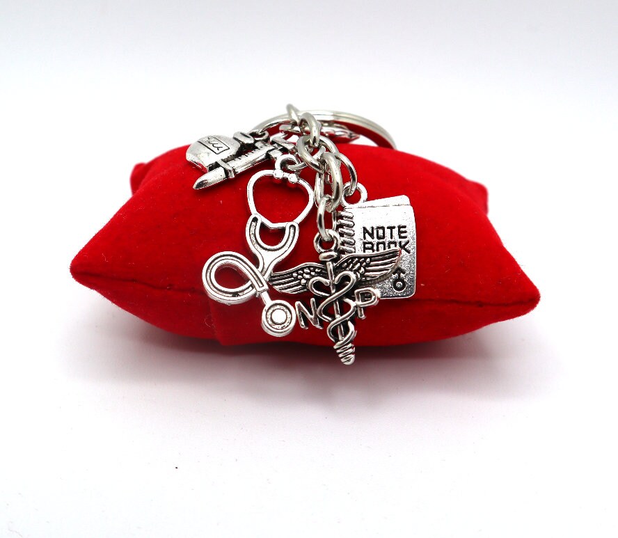 Personalized Gift For Nurse And Vet Tech - Custom Stethoscope ID Tag With Engraved Name And Message For Veterinary Nurse Appreciation Gift