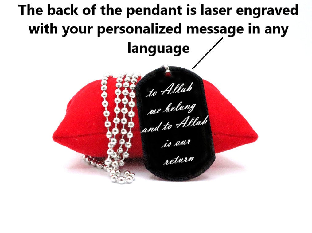 Personalized Allah Necklace Pendant For Women and Men, Ramadan Gift Islamic Pendant For Women, Eid Gifts For Women, Eid Gifts For Her Ramzan