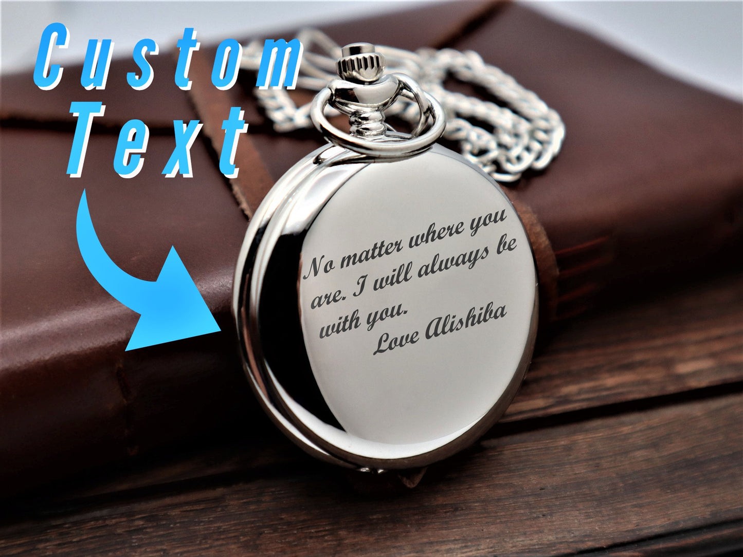 Custom Engraved Pocket Watches for Groomsmen and Father of the Bride, Personalized Timepiece with Chains Ideal For Wedding As Wedding Gifts