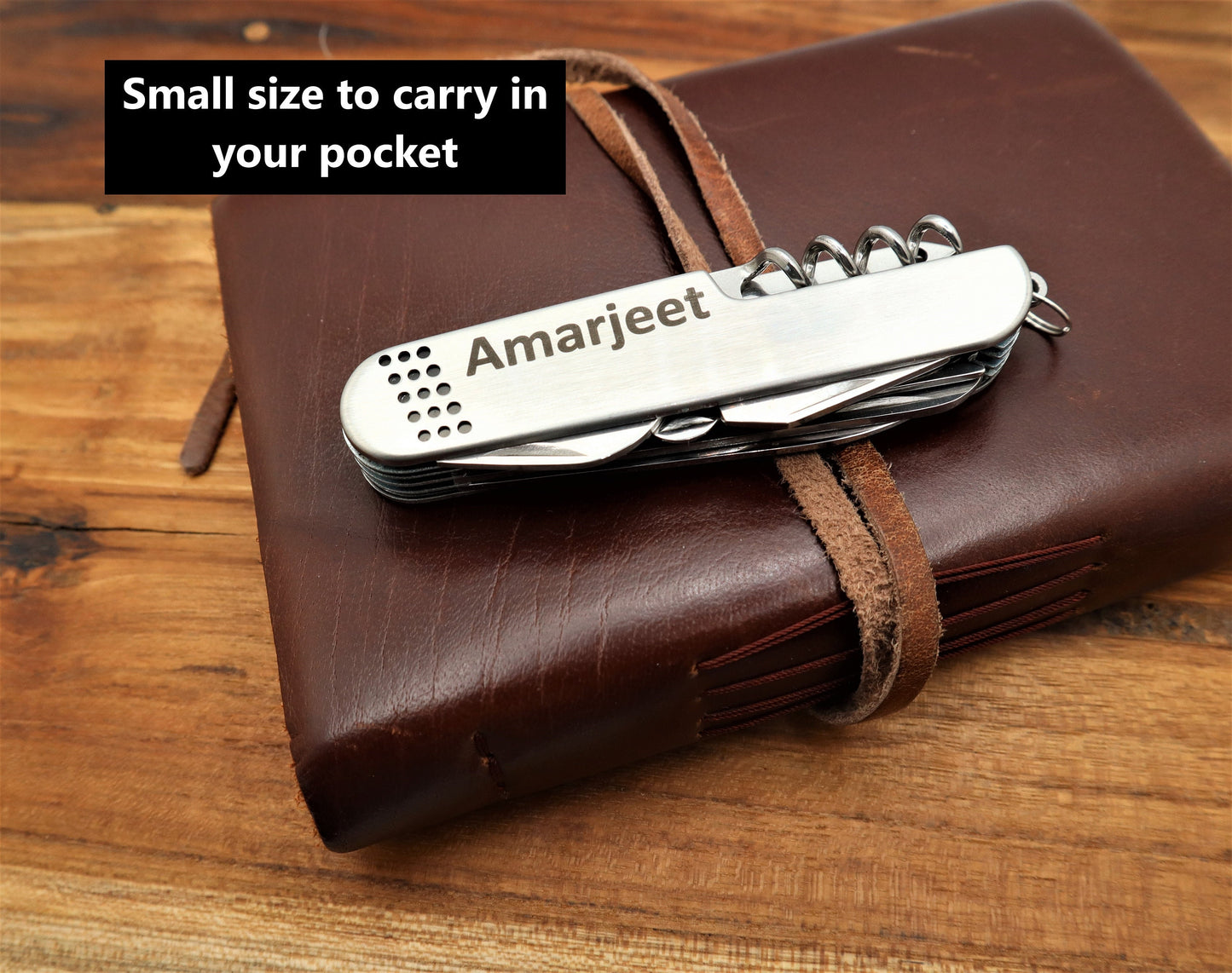 Personalized Pocket Knive For Anniversary Gift, Groomsmen Gift and Gift For Him | Custom Engraved Mini Folding Tactical Pocket Knife