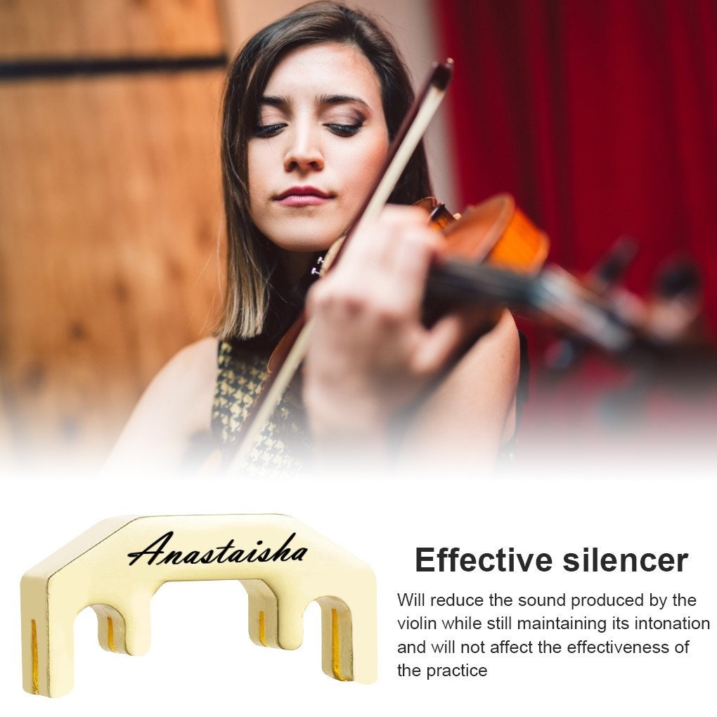 Custom Engraved Metal Violin Mute For Your Quiet Violin Practice, Personalized Violin Mute Silencer Music Gift For Your Melodic Journey