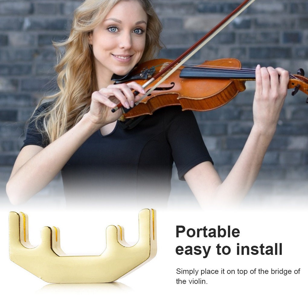 Custom Engraved Metal Violin Mute For Your Quiet Violin Practice, Personalized Violin Mute Silencer Music Gift For Your Melodic Journey