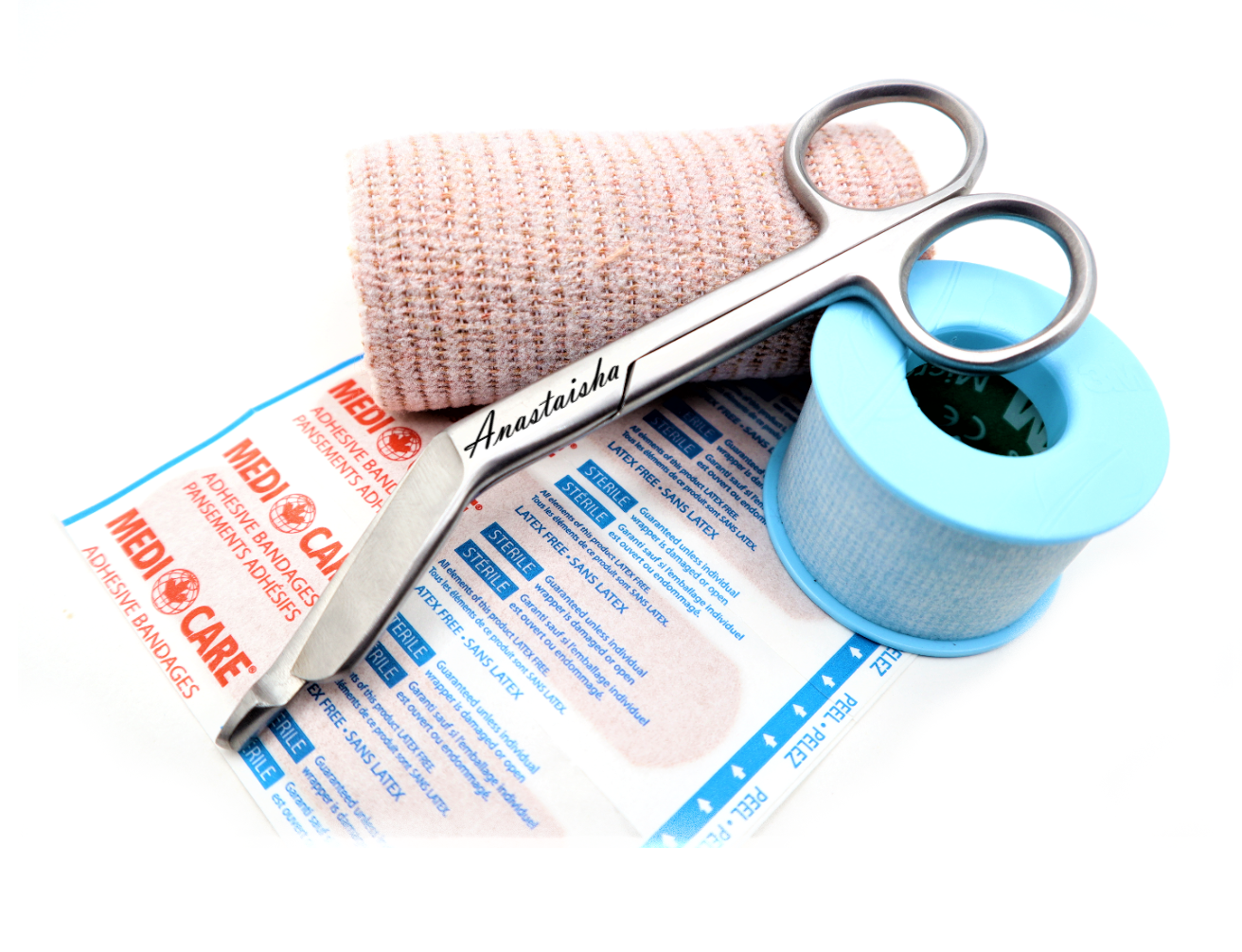Custom Engraved Bandage Scissors With Unique Leopard Pattern for Nurses, Vet Tech, Nursing Student And Nurse Appreciation Graduation Gift