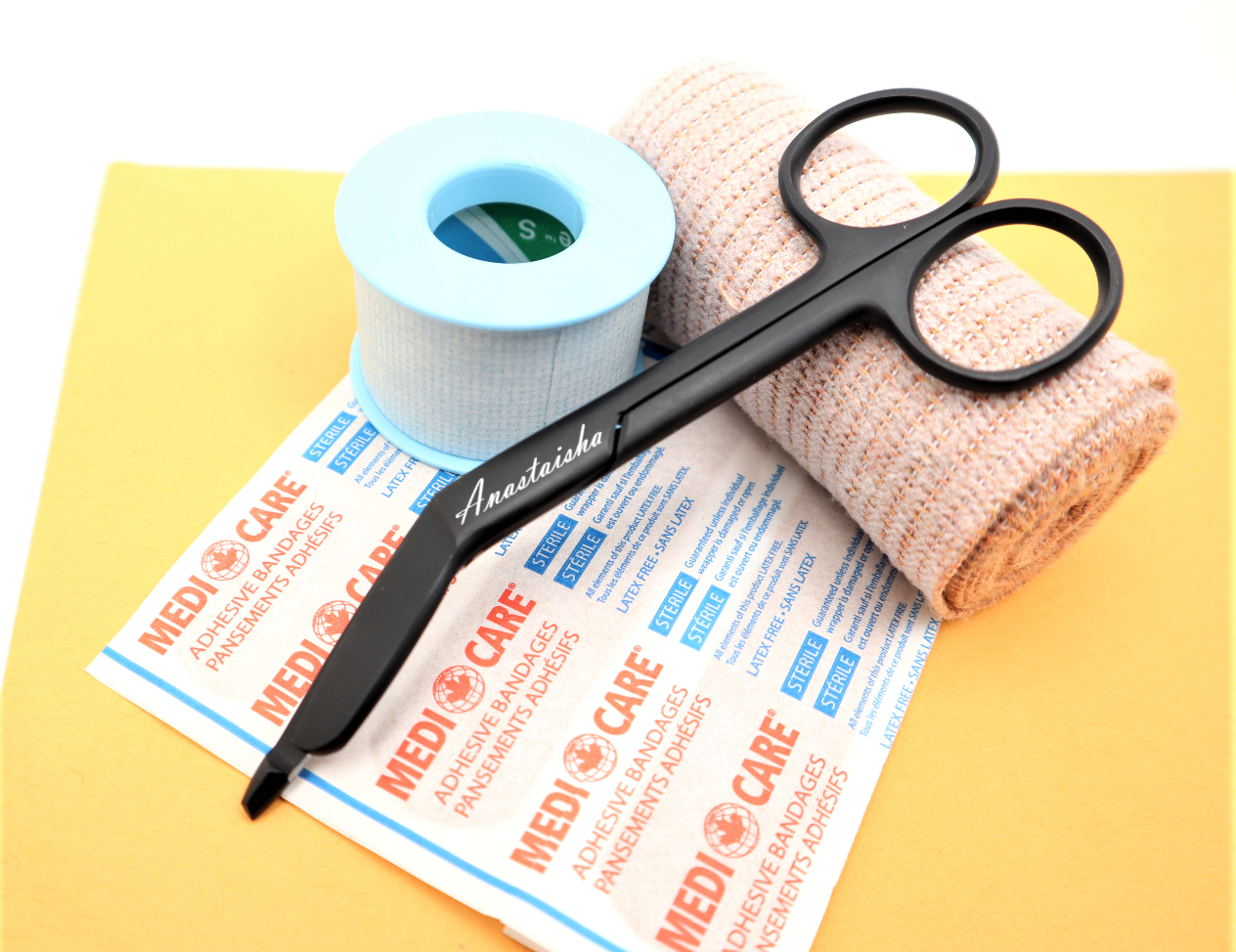 Custom Engraved Bandage Scissors For Vet Tech, Nurses and Nursing Students, Vet Tech Week Gift Ideas For Nurse Appreciation - Stethoscope