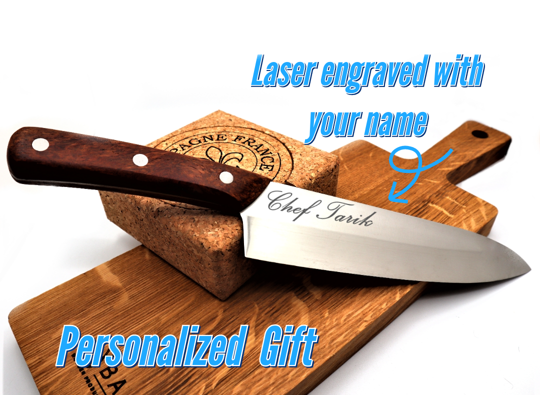 Cleaver Chef Knife Custom Engraved With Your Message, Personalized Chef's Knife For Housewarming And Culinary Gift, House Warming Gift Knive