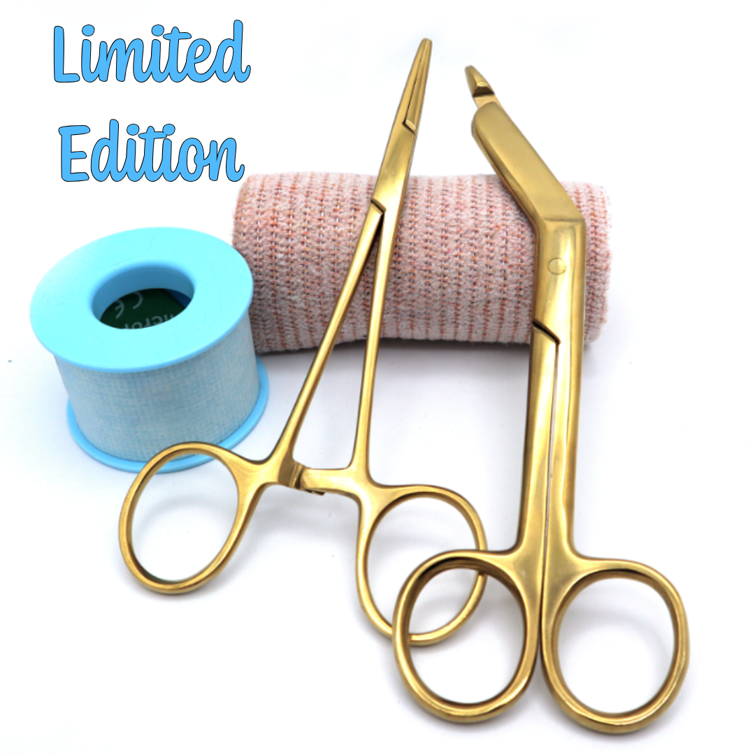 Veterinarian Gift Set With Bandage Scissors And Hemostat For Nurse, Vet Tech, Nursing Students, Veterinary Vet Graduation Gift - Stethoscope