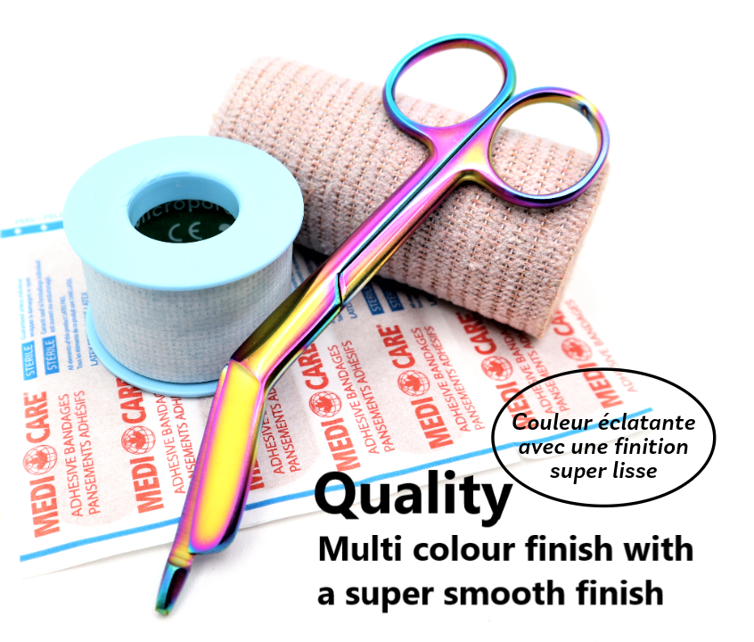 Custom Engraved Bandage Scissors For Nurses, VetTech, Veterinary and Nursing Students - 5.5"