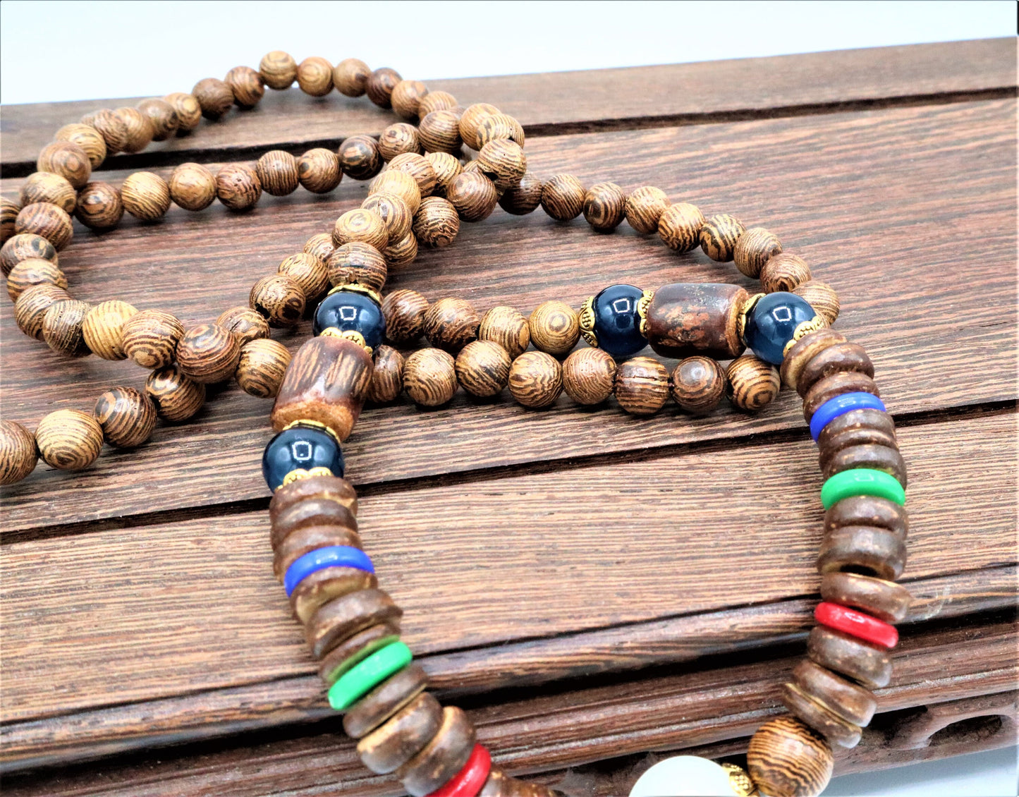 Buddha Necklace Pendant With Natural Tibetan Mala Beads For Positive Energy Through Yoga, Buddhism, Hinduism, And Om Boho Jewelry