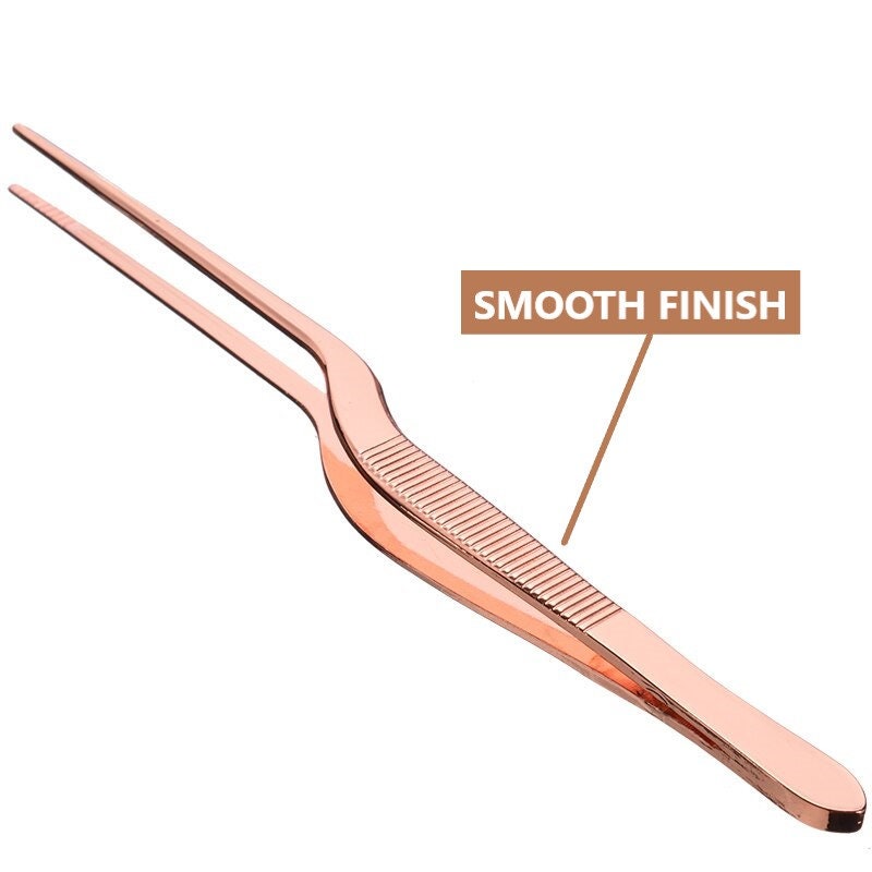 Personalized Multi Purpose Plating Kitchen Tweezers with Precision Stainless Steel Tongs for Pince Culinary Cuisine Cooking and Plating Food