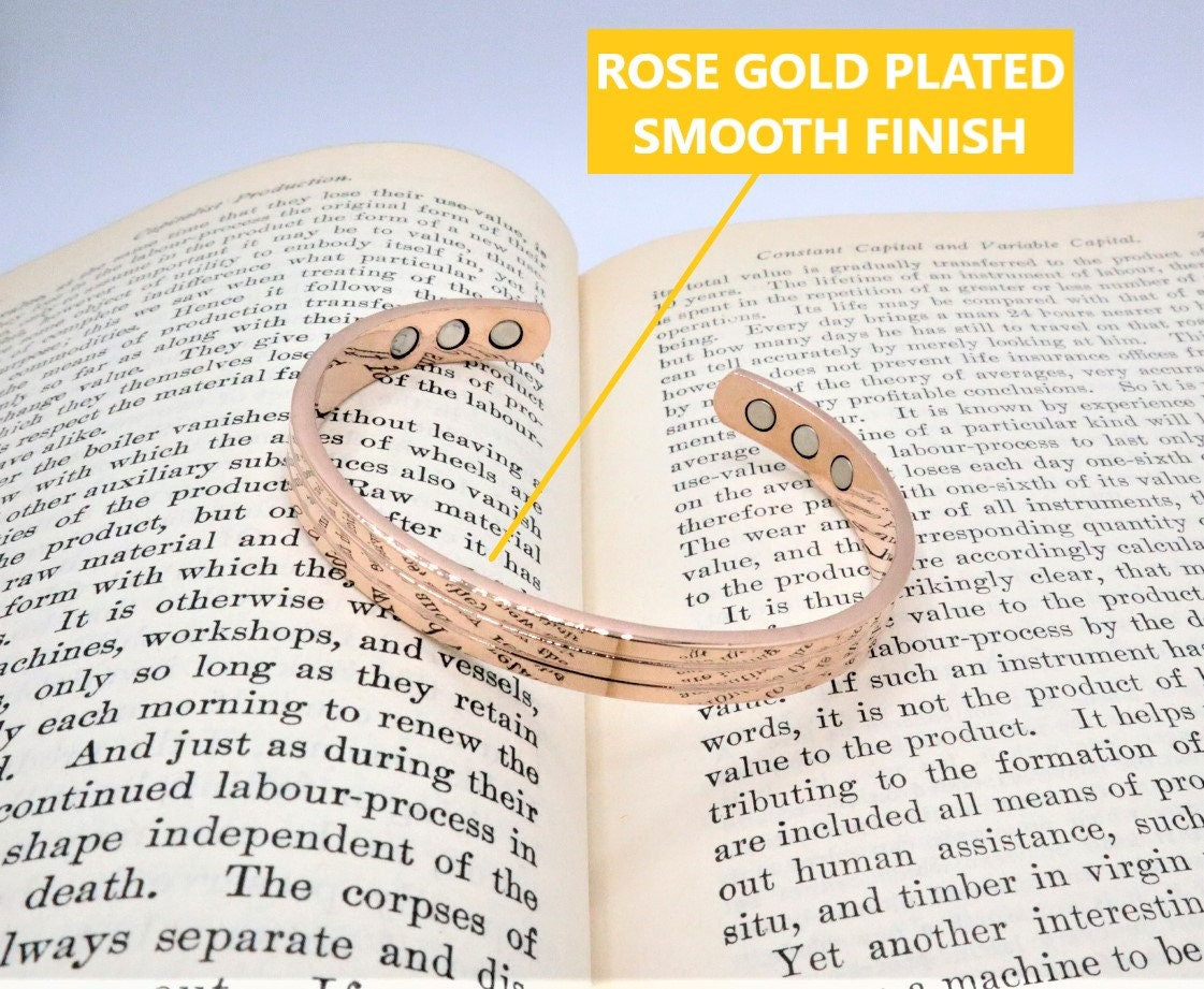 Copper Bracelet, Magnetic Bracelet, Copper Bracelet With Magnets For Arthritis, Pain Relief, Joint Pain, Magnetic Therapy, And Stiffness