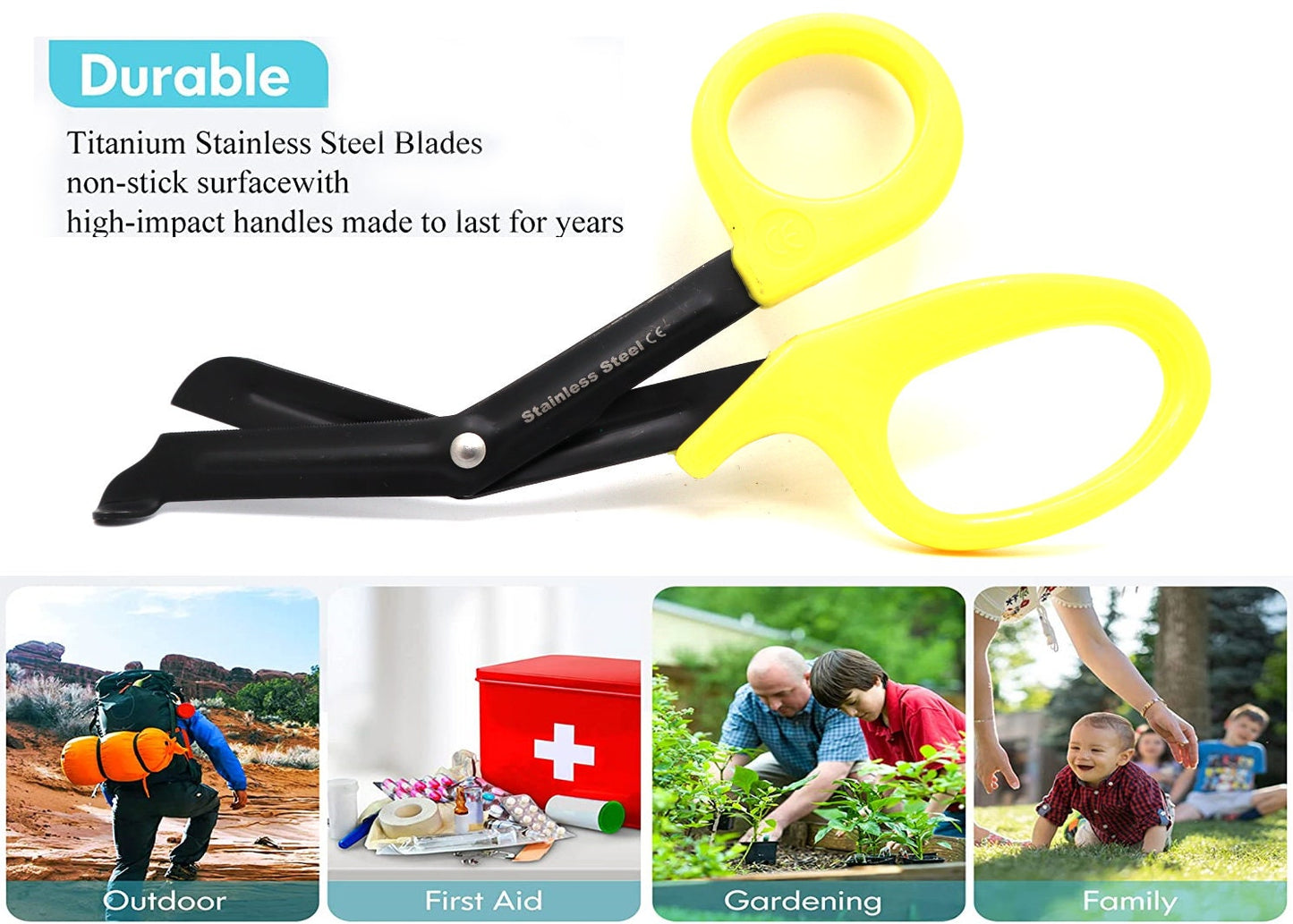 Personalized Bandage Scissor EMT Trauma Shear With Coated Black Stainless Steel For Nurses, Vet Tech Gift Ideas, And Nurse Appreciation Gift