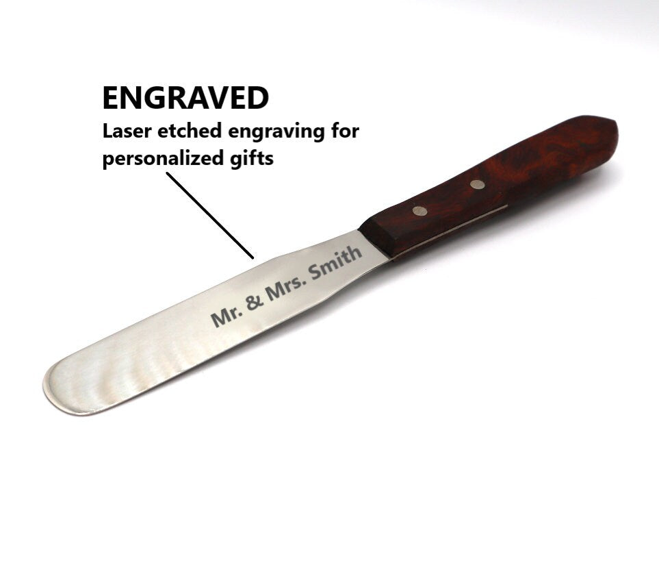 Personalized Baking Spatula Kitchen Gift  For Holidays And Housewarming | Engraved Spatula Retirement Gift For Mom With A Kitchen Apron