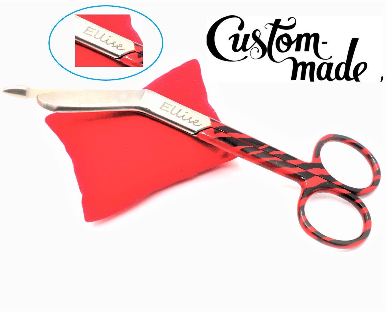 Custom Engraved Bandage Scissors For Nurses, Vet Tech And Nursing Students, Personalized Vet Tech Gift Ideas, Gifts For Nurse Appreciation