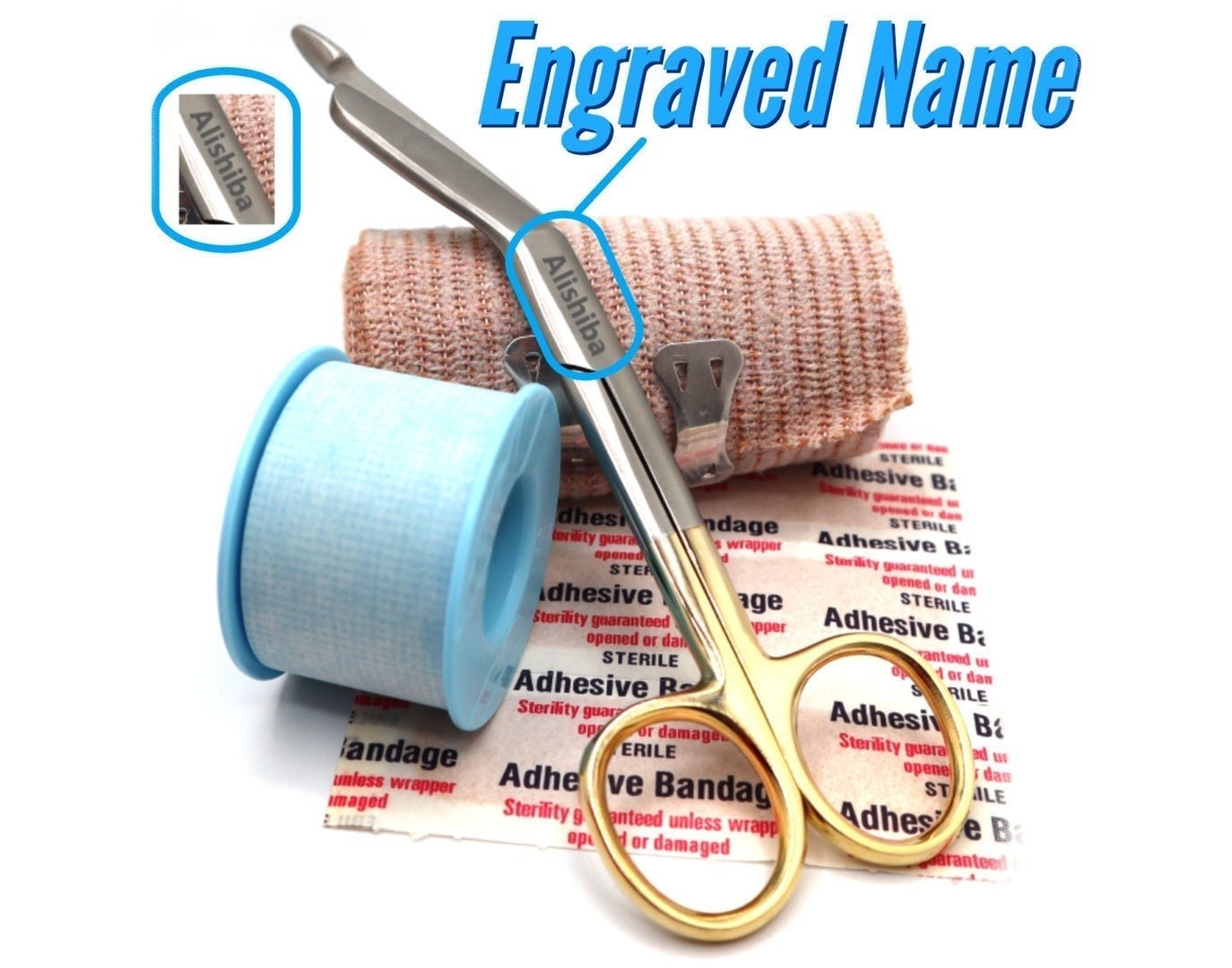 Engraved Nurse Gift Bandage Scissors For Nurses And Nursing Students, Vet Tech Week Gift Ideas, Nurse Appreciation & Veterinary Technician