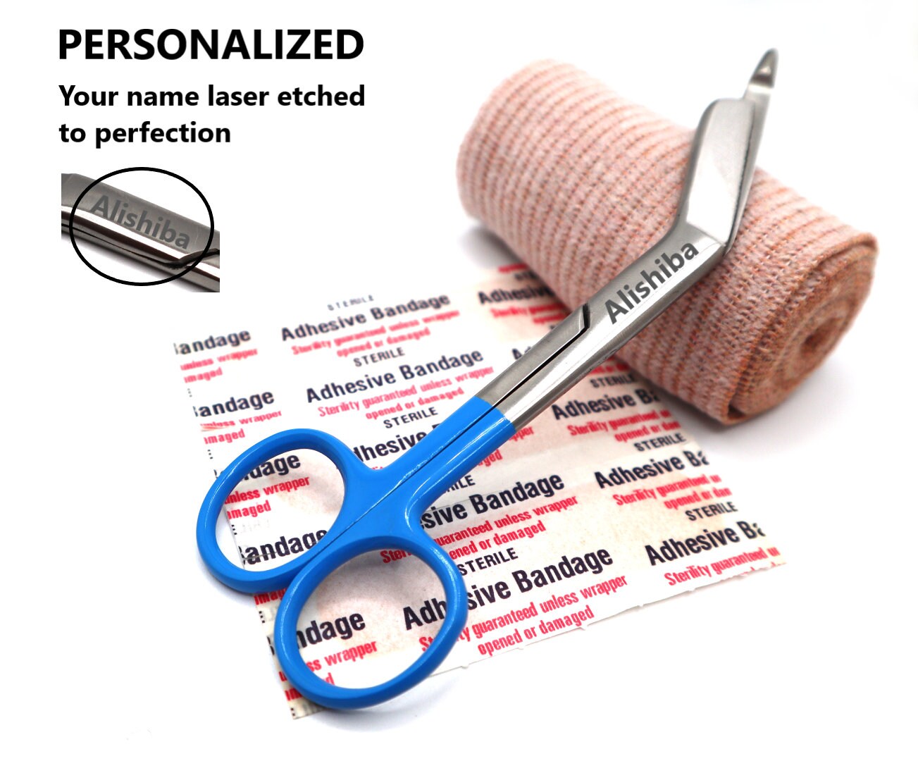 Engraved Nurse Gift Bandage Scissors For Nurses And Nursing Students, Vet Tech Gift Ideas, Nurse Appreciation Gifts & Veterinary Technician