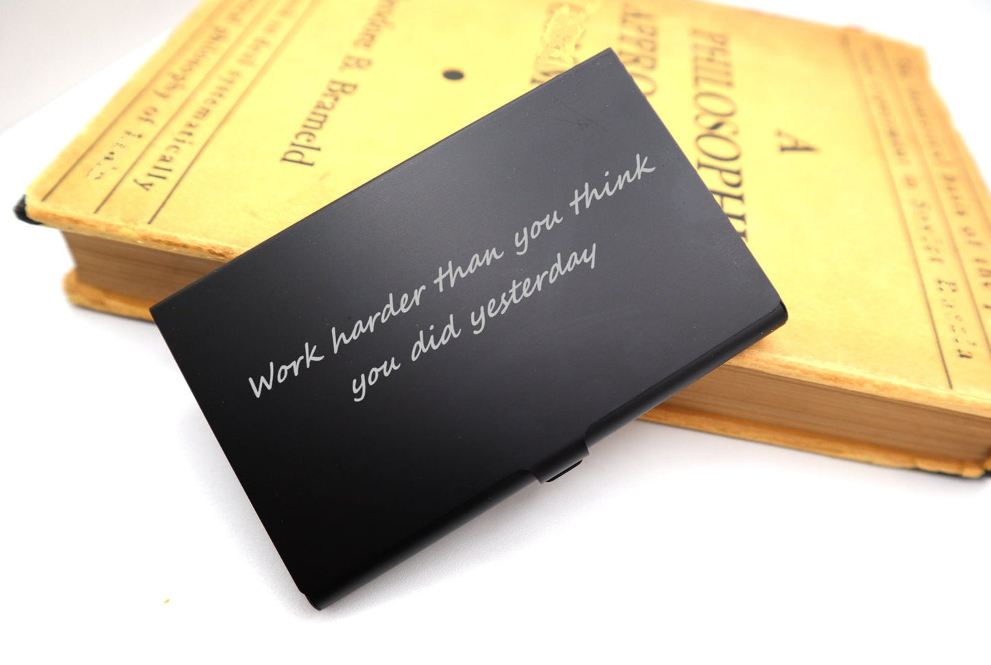 Personalized Business Card Holder For Mothers Day Gift And Special Occasions, Custom Business Card Holder With Engraved Name, Gift For Her