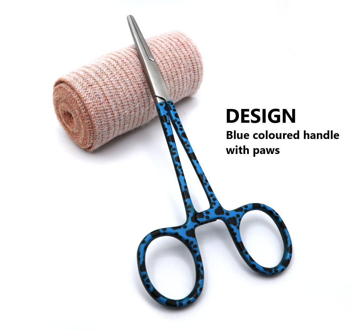 Personalized Vet Tech Gift Set With Bandage Scissor, Hemostat, and Suture Scissor Paw Print | Nursing, Veterinary & Nurse Graduation Gifts