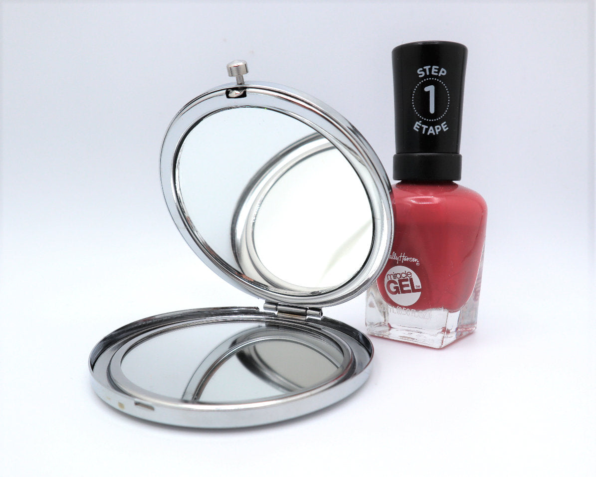 Personalized Compact Mirror, Pocket Mirror with Custom Engraved Message, Custom Makeup Mirror, Purse Mirror, Birthday Gift, Bridesmaid Gift