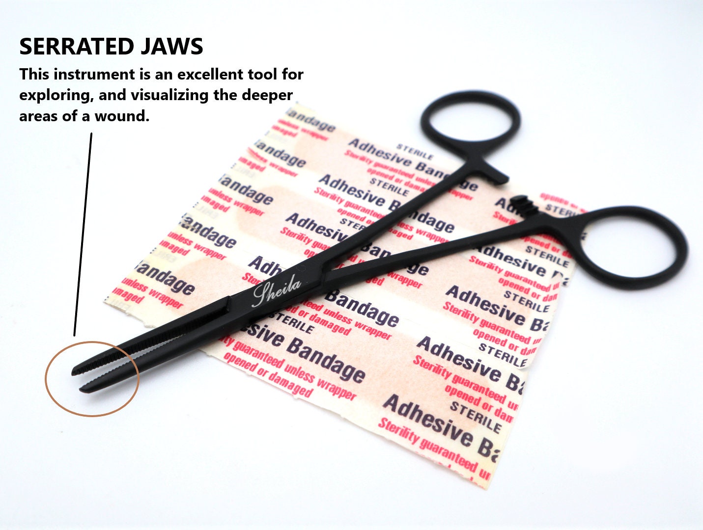 Personalized Gift Set For Nurses With Bandage Scissor, Hemostat, Suture Scissor | Nursing Students, Veterinary Vet Tech Stethoscope Nurse