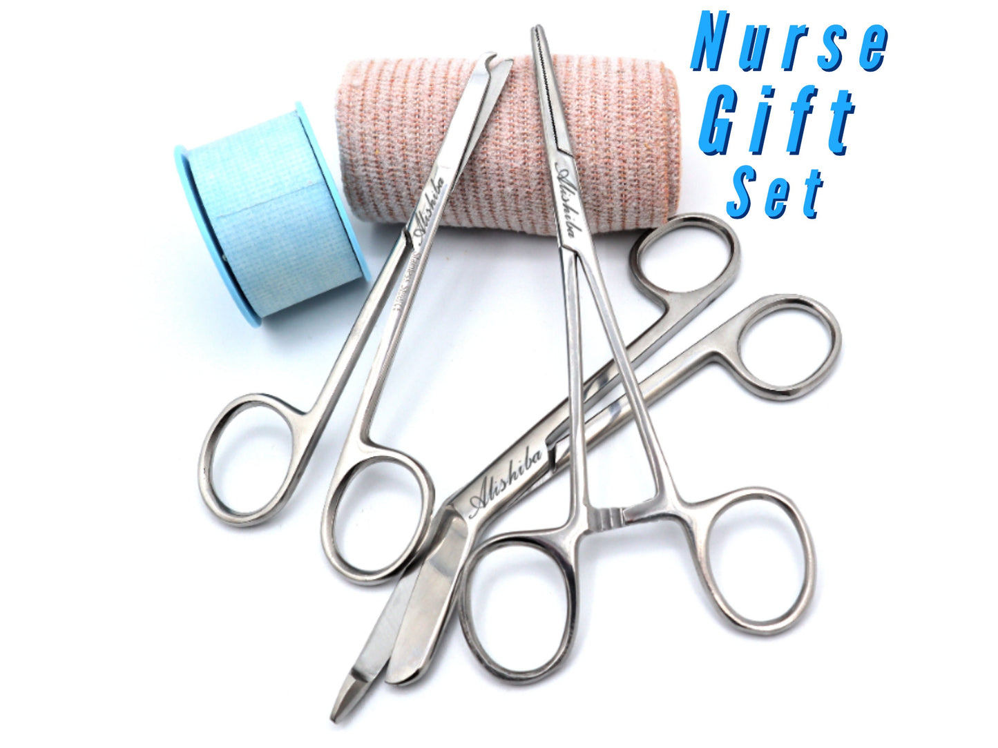 Personalized Gift For Nurses With Bandage Scissor, Hemostat, Suture Scissors | Nursing Students Graduation Gift, Veterinary Vet Tech Gifts
