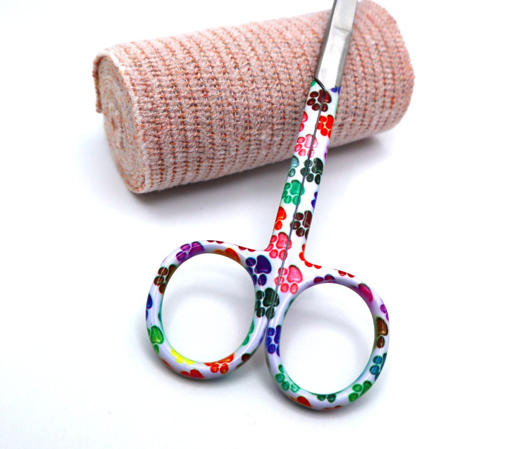 Personalized Suture Scissor To Use With Nurse Bandage Scissors and Hemostat | Veterinary Vet Tech And Nurse Appreciation Gift For Nurses RN