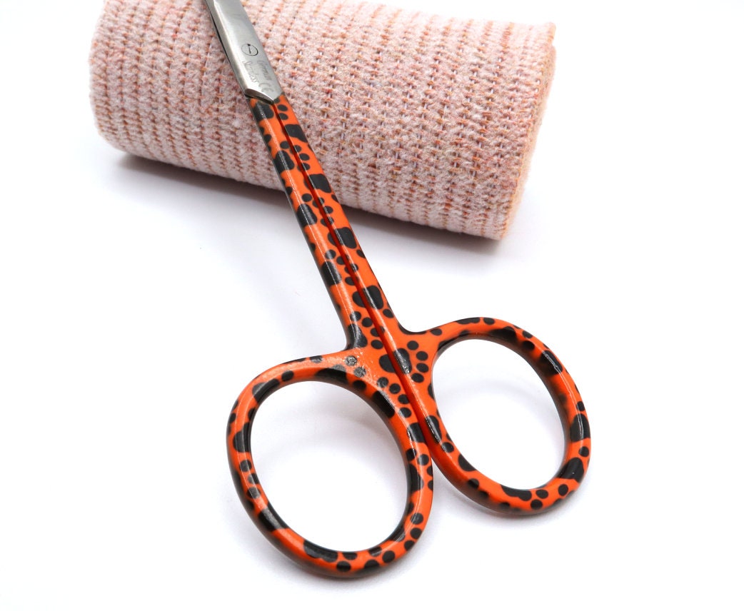 Personalized Suture Scissor To Use With Nurse Bandage Scissors and Hemostat | Veterinary Vet Tech And Nurse Appreciation Gift For Nurses RN