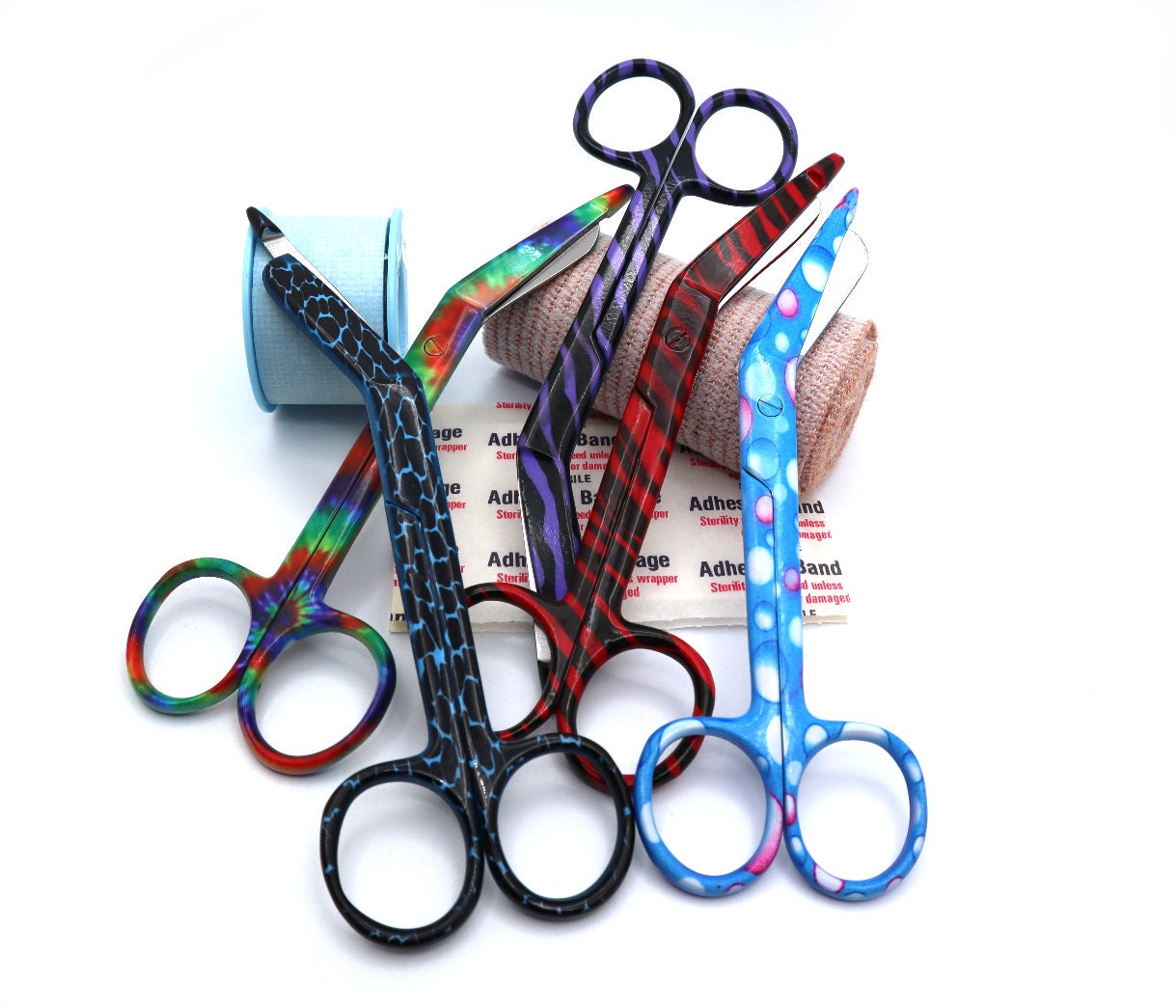 Custom Nurse Appreciation Bandage Scissors, Gift For Vet Tech Veterinary Nursing & Vet Students, Personalized Gifts for RN, Nurse Badge Reel