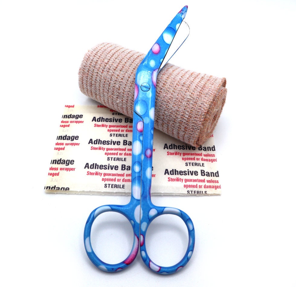 Custom Nurse Appreciation Bandage Scissors, Gift For Vet Tech Veterinary Nursing & Vet Students, Personalized Gifts for RN, Nurse Badge Reel