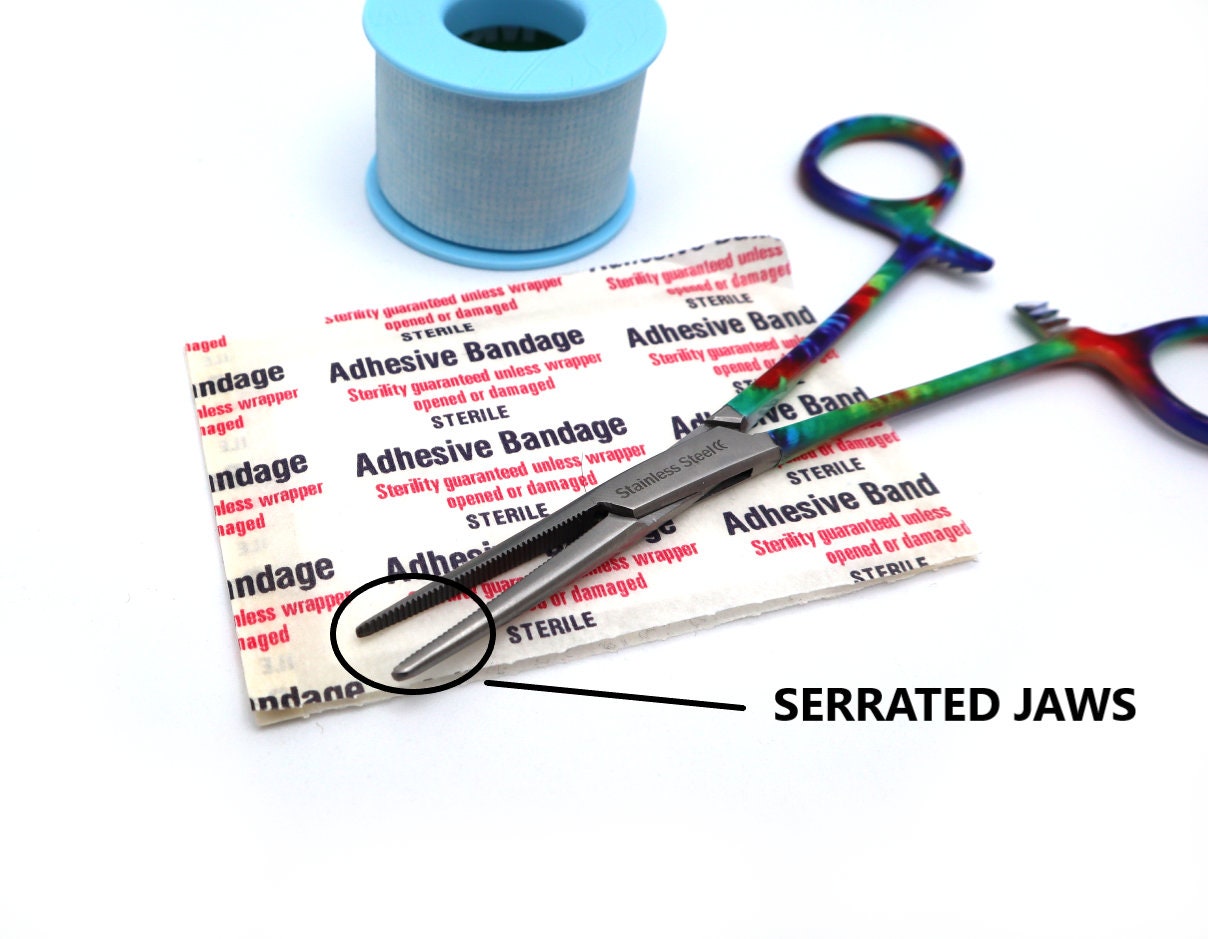 Personalized Gift Set For Nurse With Bandage Scissor, Hemostat, Suture Scissor | Vet Tech, Veterinary & Nursing Student Graduation Gifts
