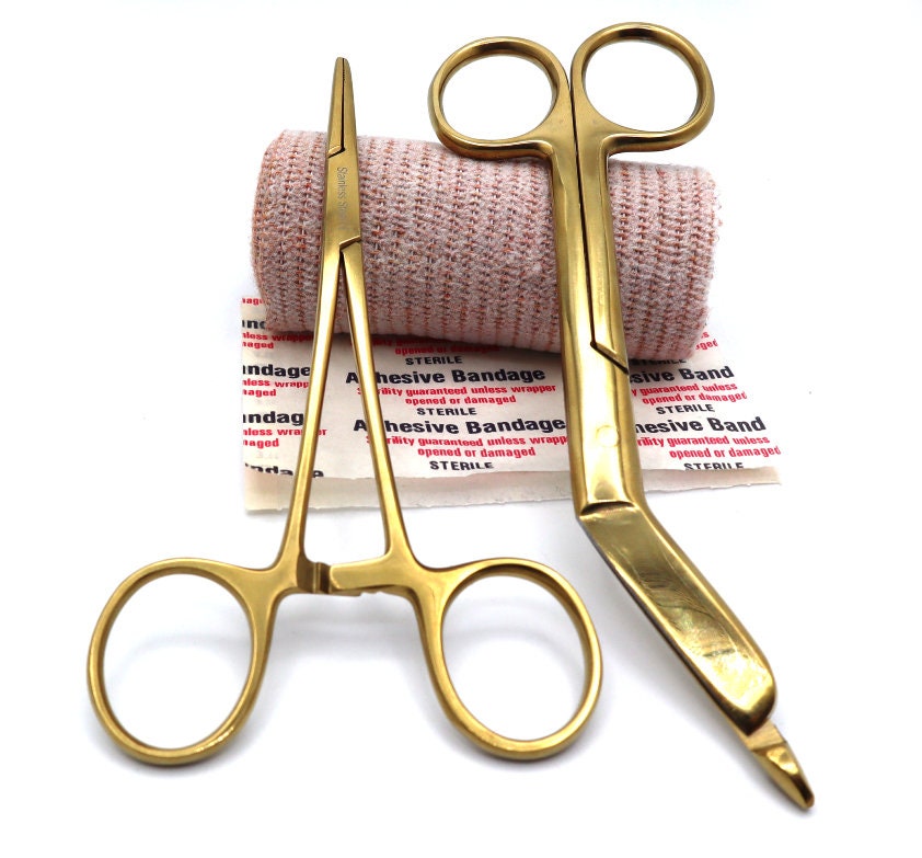 Veterinarian Gift Set With Bandage Scissors And Hemostat For Nurse, Vet Tech, Nursing Students, Veterinary Vet Graduation Gift - Stethoscope