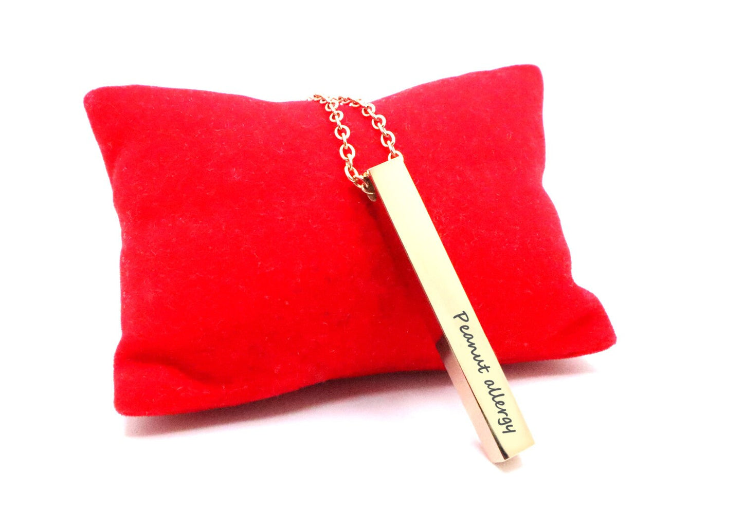 Personalized Medical Alert ID Necklace For Autism, Diabetes, Allergy And Diabetic | Prescription Medic Bracelet For Diabetic Allergy Med