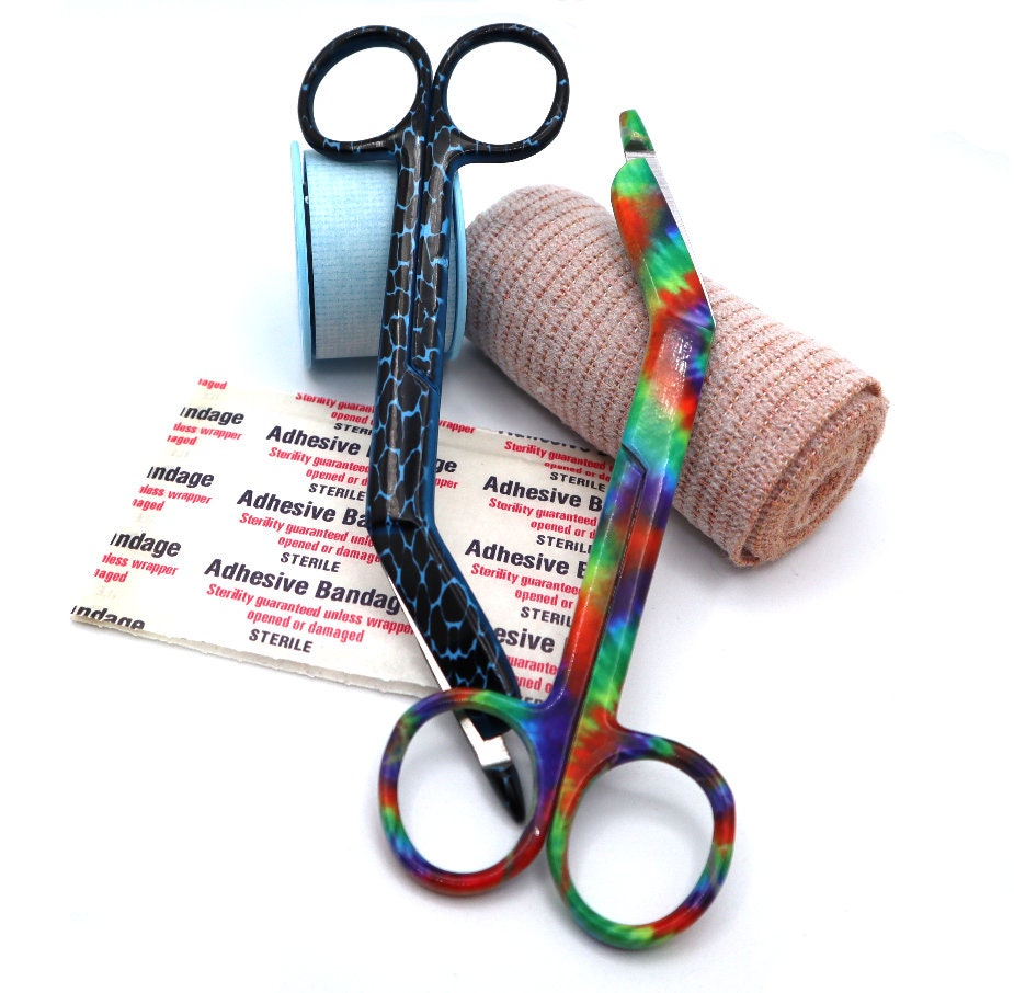 Custom Nurse Appreciation Bandage Scissors, Gift For Vet Tech Veterinary Nursing & Vet Students, Personalized Gifts for RN, Nurse Badge Reel