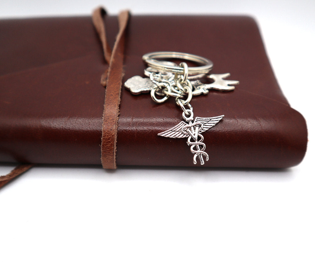 Custom Engraved Nurse Appreciation Gift For Nurse, Personalized Stethoscope ID Tag With Charm, Nursing Student Gift, Stethoscope Name Tag