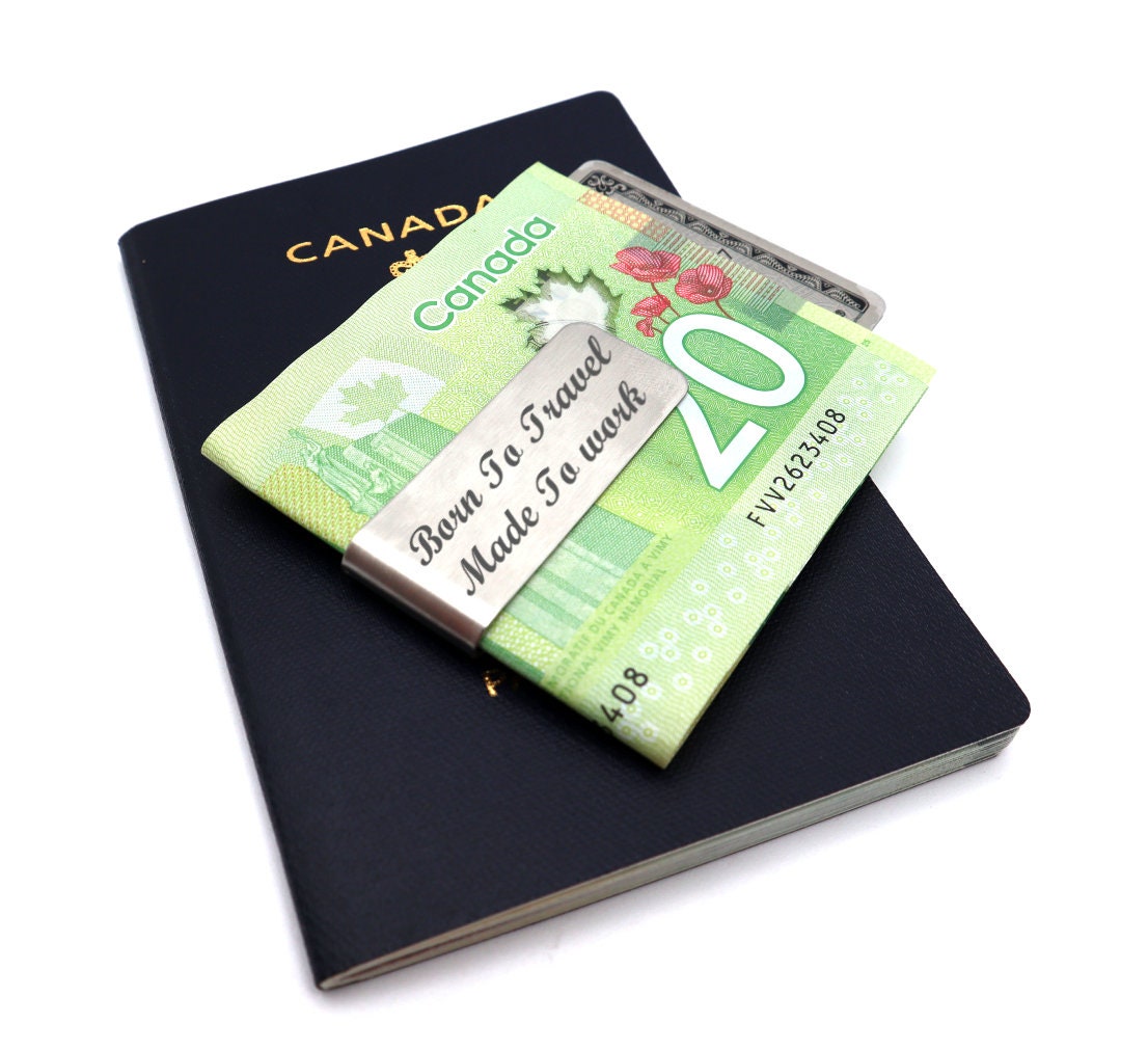 Personalized Money Clip Gift With Your Custom Engraved Message To Give As Birthday Gifts, Father Of The Bride, Groomsmen, And Gift For Dad