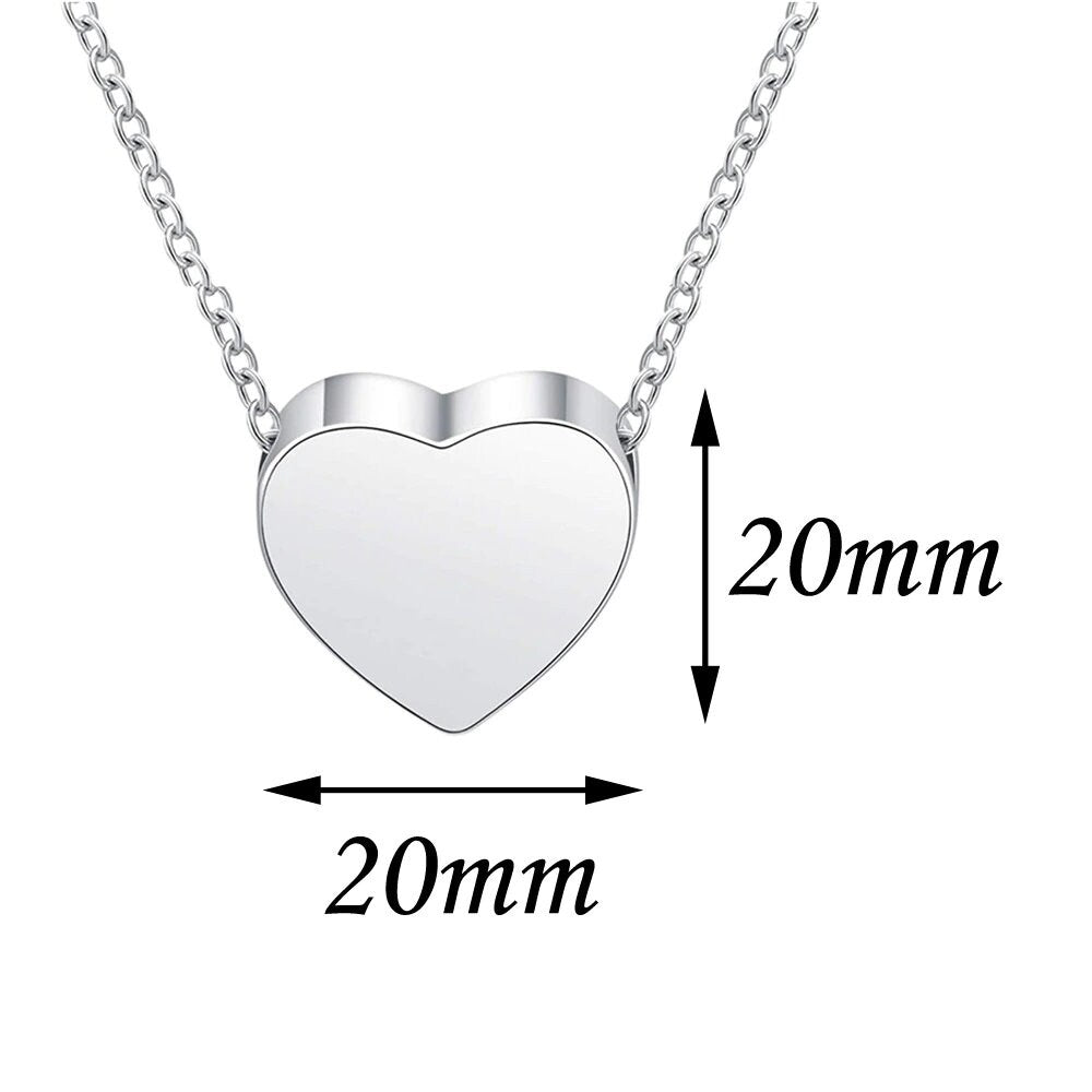 Personalized Urn Necklace For Human Ashes With Your Message Custom Engraved To Wear As A Cremation Cremate Jewelry - Dad, Mom, Dog, Pet