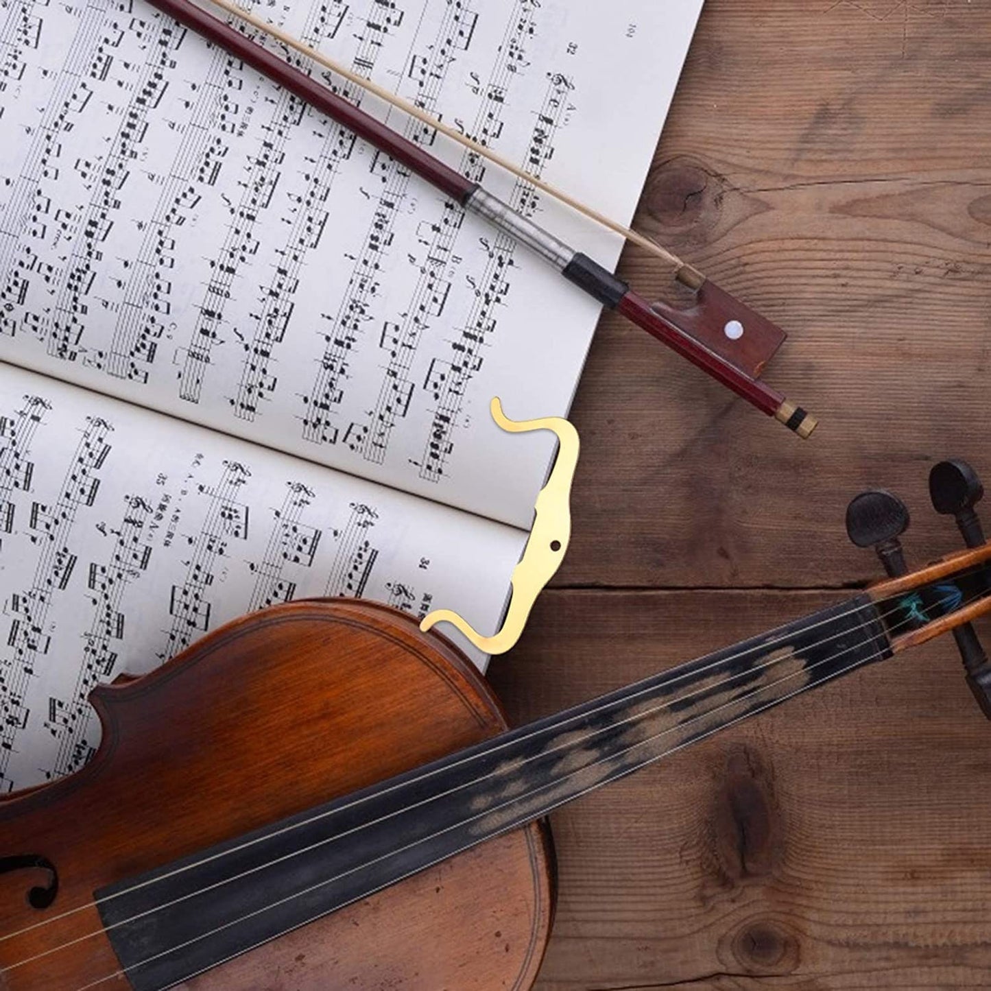 Personalized Music Clip Page Holder | Custom Engraved Sheet Music Page Holder | Piano Teacher Gift, Book Page Holder, Piano Music Bookmark