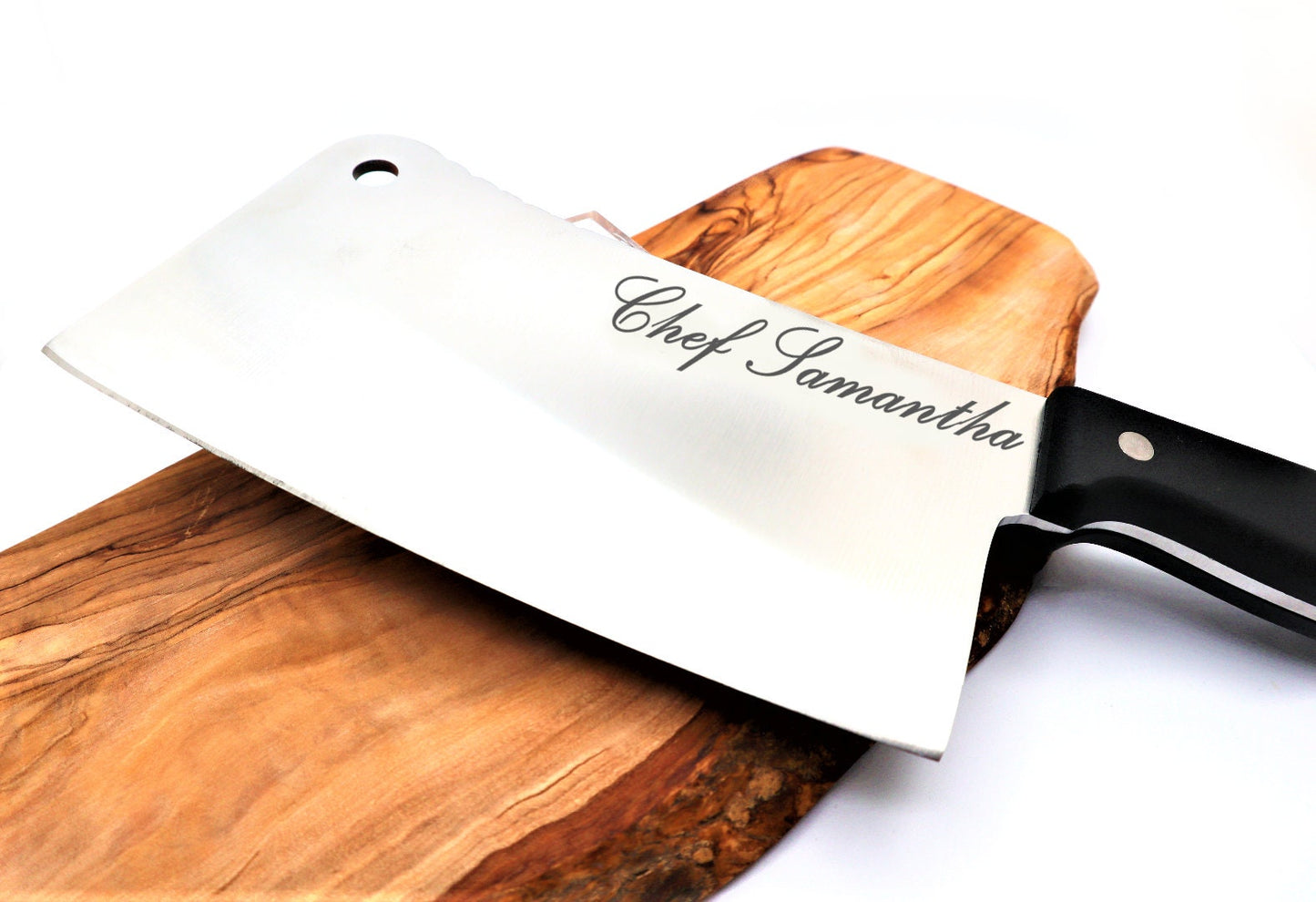 Personalized Japanese Chef Knife | Engraved Chef's Knife Set With Cutting Board For Culinary Gift | Custom Handmade Kitchen Knives For Gift