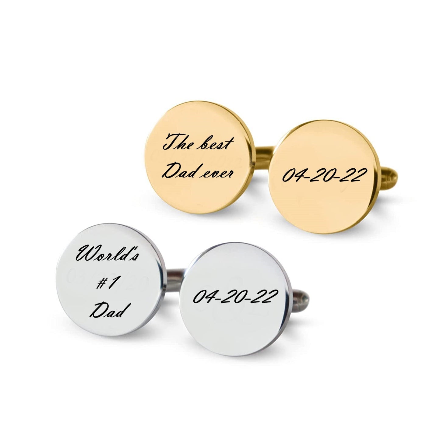Cufflinks Personalized For Special Occasions Such As Gift For Husband, Groomsmen, Father Of The Bride, Wedding Cufflink, And Gift For Him