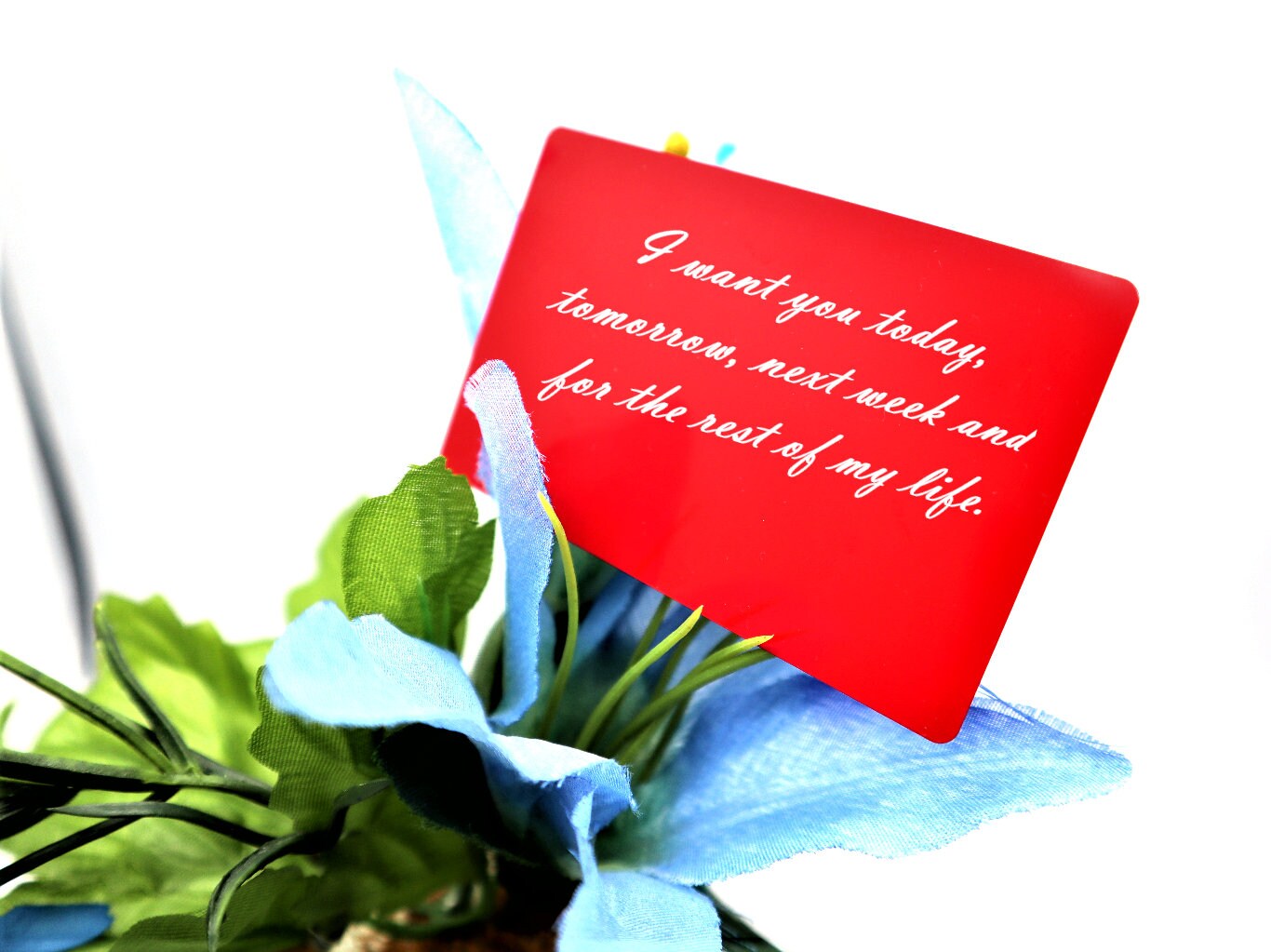 Personalized Wallet Card Insert With Your Actual Handwriting Love Note For Your Partner | Custom Engraved With Your Handwritten Message