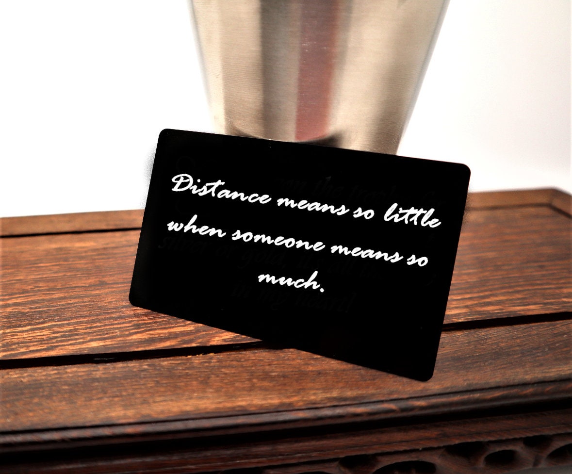 Deployment Gift For Husband With Your Personalized Handwritten Custom Message | Long Distance Relationship Birthday Gift For Him And Her