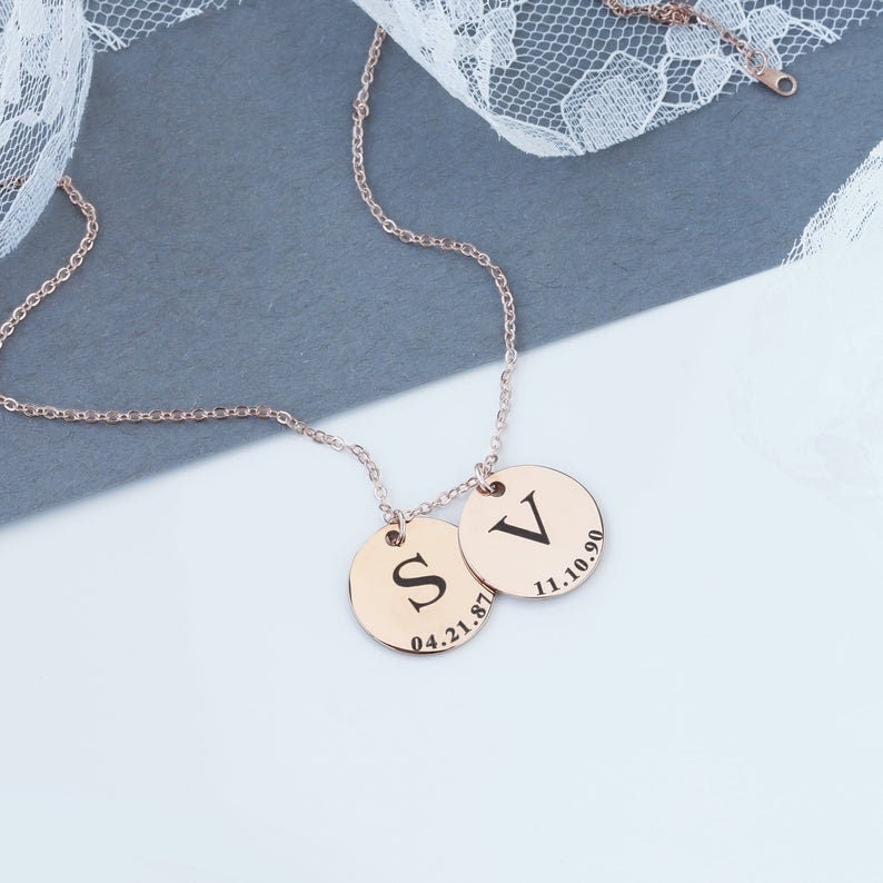 Personalized Name Necklace Custom Engraved In Any Language Such As French, Hindi, Arabic, Bengali, Japanese, Hebrew, Greek, And Italian