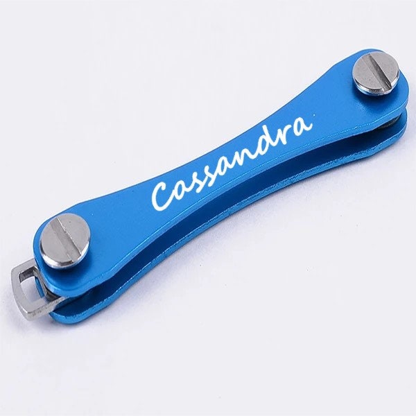 Personalized Smart Keychain Organizer To Give As Gifts for Birthday, Anniversary, Graduation, Wedding & Valentines Gift | Engraved Key Chain