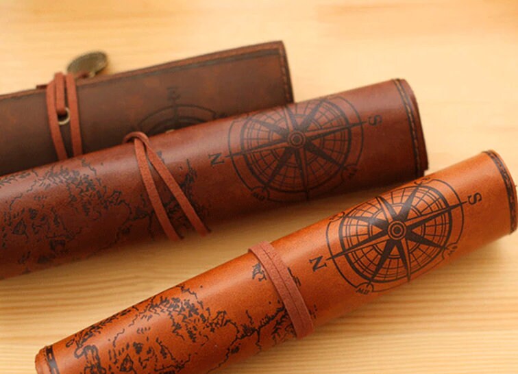 Personalized Leather PU Pencil Roll Up Case, Paint Brush Case Personalized Gift for Artists And Painters, Artist Roll Up Gifts For Valentine