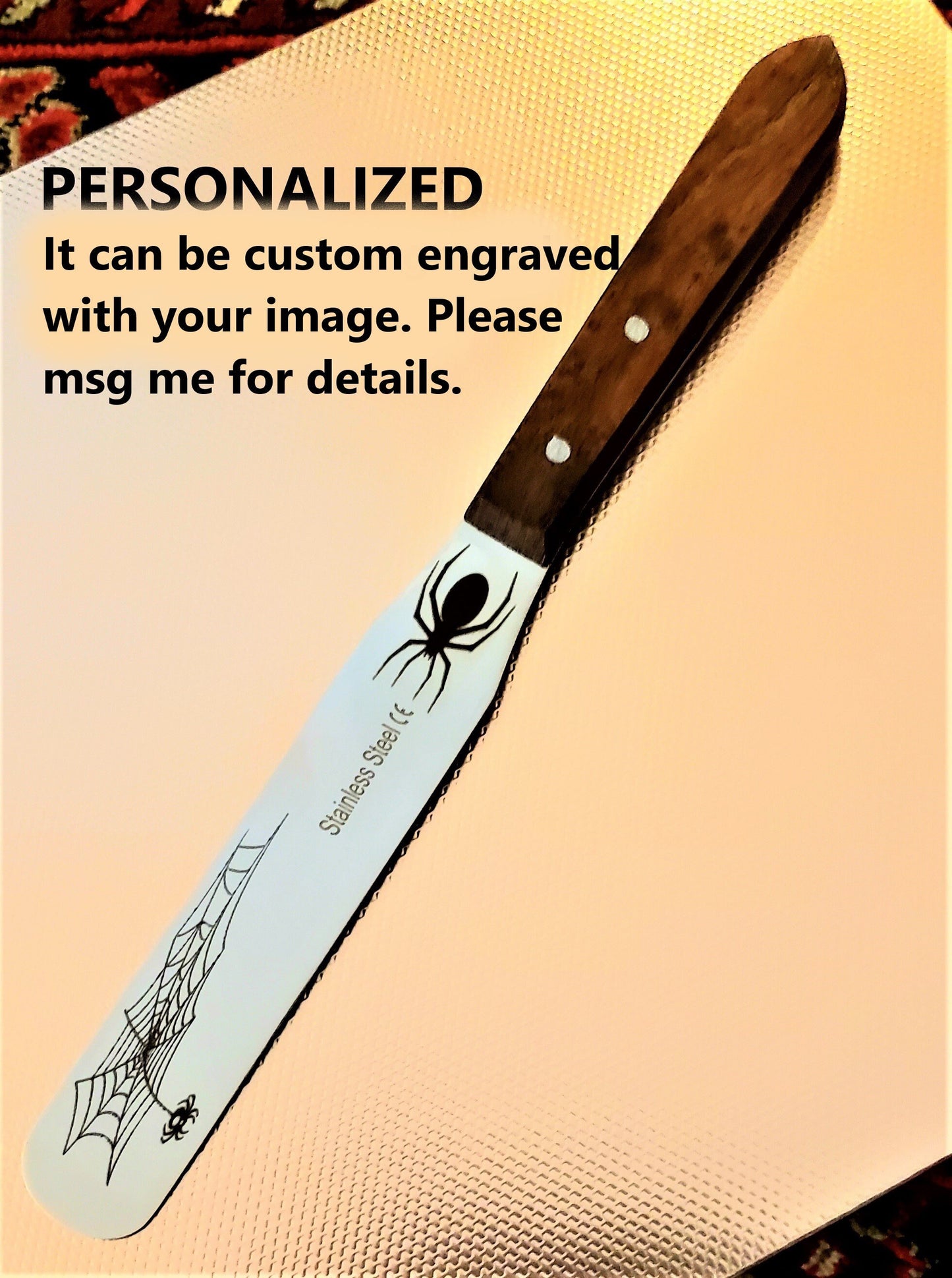Personalized Baking Spatula Kitchen Gift  For Holidays And Housewarming | Engraved Spatula Retirement Gift For Mom With A Kitchen Apron
