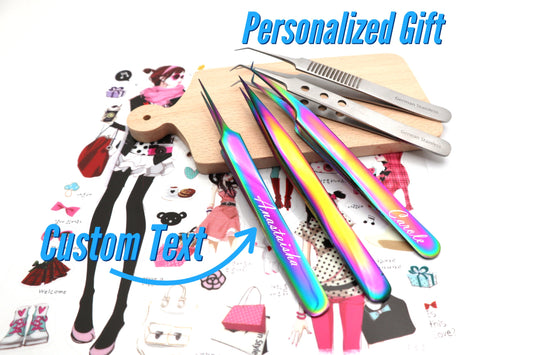 Personalized Stickers Tweezers For Scrapbooking, Custom Craft Tweezers, Engraved Sticker Tweezers For Journal, Tweezers For Nail Art Tool